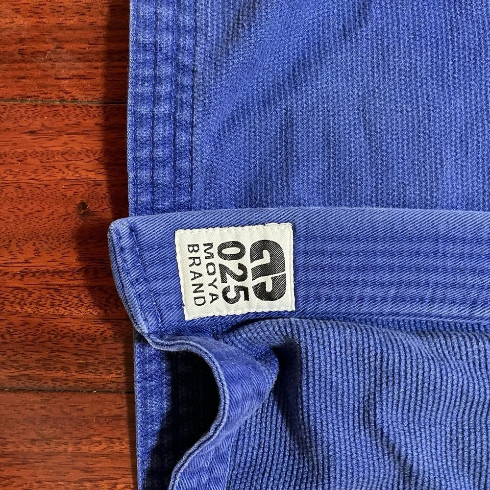 Jiu Jitsu Gi Moya Brand A2 Blue 100% Cotton Top Only Kimono Martial Arts READ